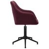 vidaXL biroja krēsls, violets audums