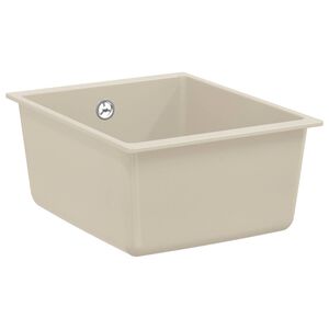 vidaXL Izlietne Bē&scaron;a 370 x 460 mm 80% Kvarts un 20% Sveķi
