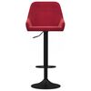 vidaXL bāra krēsli, 2 gab., vīnsarkans samts