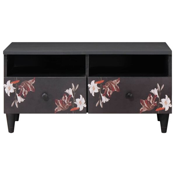 vidaXL Kafijas galdiņš ar atvilktni Daudzkrāsains 80 x 54 x 40 cm