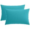 vidaXL Spilvenu pārvalks 2 pcs HEERLEN Tirkīzzila 30 x 50 cm