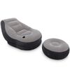 Intex piepū&scaron;amais krēsls ar pufu Ultra Lounge Relax 68564NP