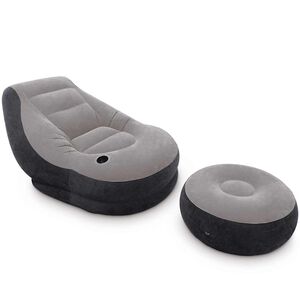Intex piepū&scaron;amais krēsls ar pufu Ultra Lounge Relax 68564NP