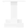 vidaXL Papildu galdiņ&scaron; Balts 44,5 x 45 x 55 cm Inženierijas koks