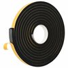 vidaXL Pa&scaron;līpo&scaron;a putas lente 20 gab. Melns 20mm x 5m CR putuplasts