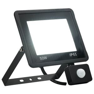 vidaXL LED prožektors ar sensoru, 50 W, vēsi balta gaisma