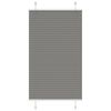 vidaXL plisētās žalūzijas antracīts 80x100 cm auduma platums 79,4 cm