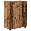 vidaXL Vannas istabas skapītis ar durvīm Vecs koks 60 x 35 x 80 cm