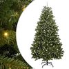 vidaXL Mākslīgā Ziemassvētku eglīte 300 cm 300 LED Silti balts Zaļa
