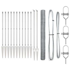 vidaXL Žoga āķis Sudraba