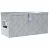 vidaXL kaste, 61,5x26,5x30 cm, alumīnijs, sudraba krāsā