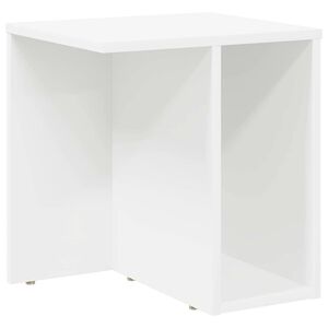 vidaXL Papildu galdiņ&scaron; Balts 37 x 32 x 40 cm Inženierijas koks