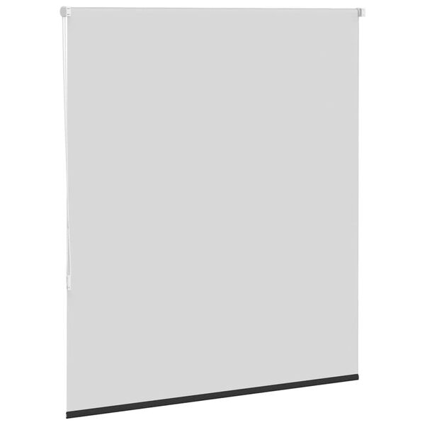 vidaXL rullo žalūzija melna 125x130 cm auduma platums 121,6 cm