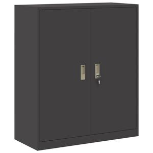 vidaXL Skapītis Melns 90 x 40 x 105 cm Tērauds