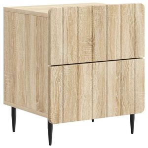 vidaXL Nakts skapītis ar atvilktni Sonomas ozols 43 x 34,5 x 49,5 cm