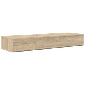 vidaXL Studijas galds Sonomas ozols 130 x 40 x 19,5 cm