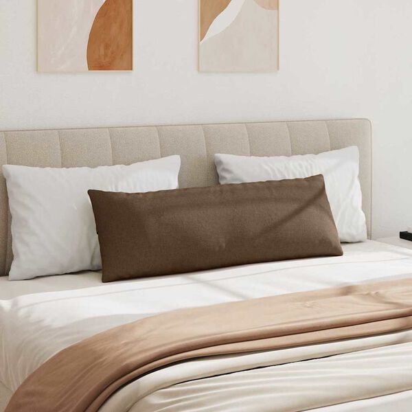 vidaXL Dīvāna spilveni 2 pcs Brūna 120 x 40 cm audums