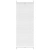 Plisē Žalūzijas 50 x 100 cm Baltas Gofrētas