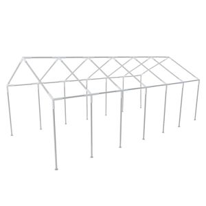 vidaXL Viesību Nojumes Tērauda Rāmis 12 x 6 m