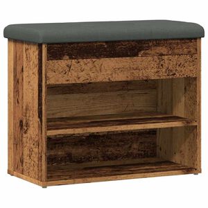 vidaXL Apavu sols Old Wood 62x32x50 cm Engineered Wood