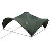 vidaXL Balles telts ar jumtu Armijas zaļa 600 x 600 x 400 cm