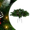 vidaXL mākslīgā Ziemassvētku egle, zaļa, 40 cm, PVC
