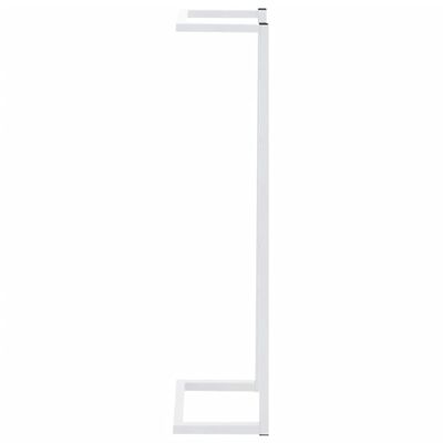 vidaXL dvieļu turētājs, balts, 25x20x95 cm, tērauds