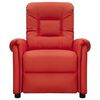 vidaXL masāžas krēsls, vīnsarkana mākslīgā āda