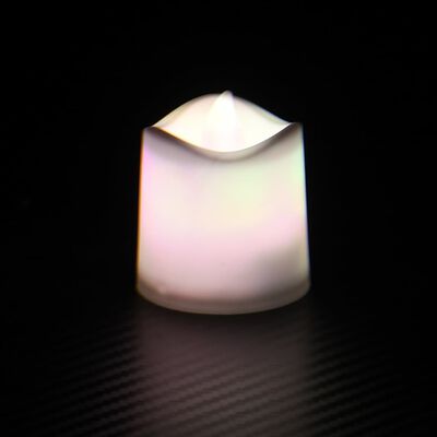 vidaXL elektriskās LED tējas sveces, 12 gab., krāsainas