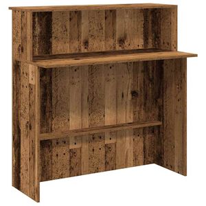 vidaXL reģistratūra, veca koka, 100x50x103,5 cm, inženierijas koks