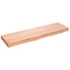 vidaXL vannasistabas letes virsma 100x30x(2-6)cm apstrādāts masīvkoks