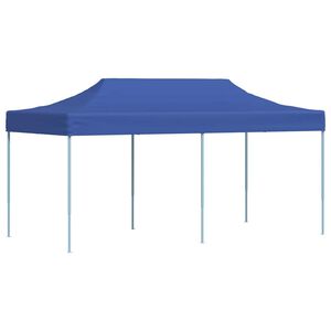 vidaXL saliekama telts, 3x6 m, ātri uzstādāma, zila