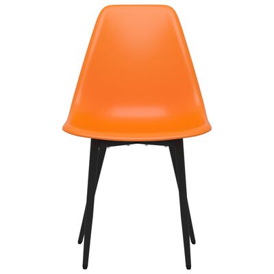 vidaXL virtuves krēsli, 4 gab., oranžs PP