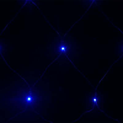 vidaXL Ziemassvētku lampiņu tīkls, 3x3 m, 306 gaiši zilas LED