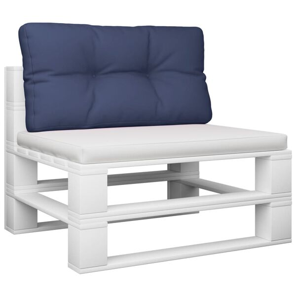 vidaXL pale&scaron;u matracis, 70x40x12 cm, tum&scaron;i zils oksforda audums