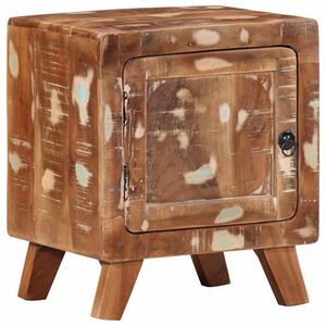 vidaXL Nakts skapis 40x32x46 cm Reģenerēts masīvkoks
