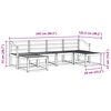 vidaXL Āra dīvānu komplekts 6 pcs Dabiska Inženierijas koks