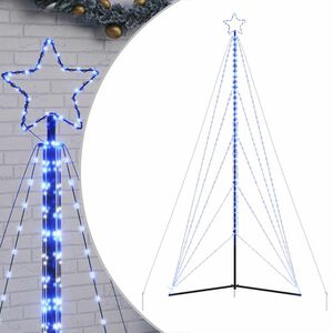 vidaXL LED Ziemassvētku eglīte 615 LED Zila 404,5 cm