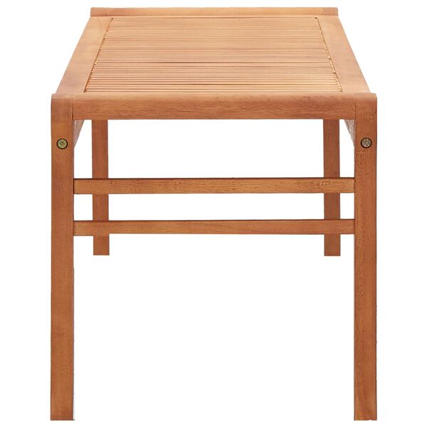 vidaXL trīsvietīgs dārza sols, 150 cm, eikalipta masīvkoks