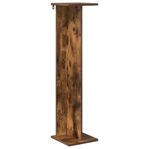 vidaXL Augu statīvs Kūpināts ozols 25 x 25,5 x 100,5 cm