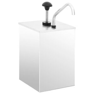 vidaXL mērču dispensers, 3,5 L, nerūsējo&scaron;s tērauds