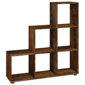 vidaXL grāmatu plaukts, ozolkoka krāsa, 107 cm, inženierijas koks