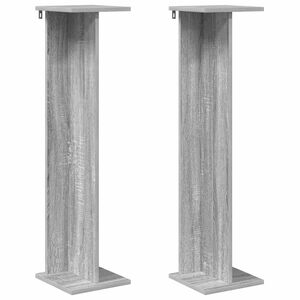vidaXL Augu statīvs Pelēka Sonoma 25 x 25,5 x 100,5 cm