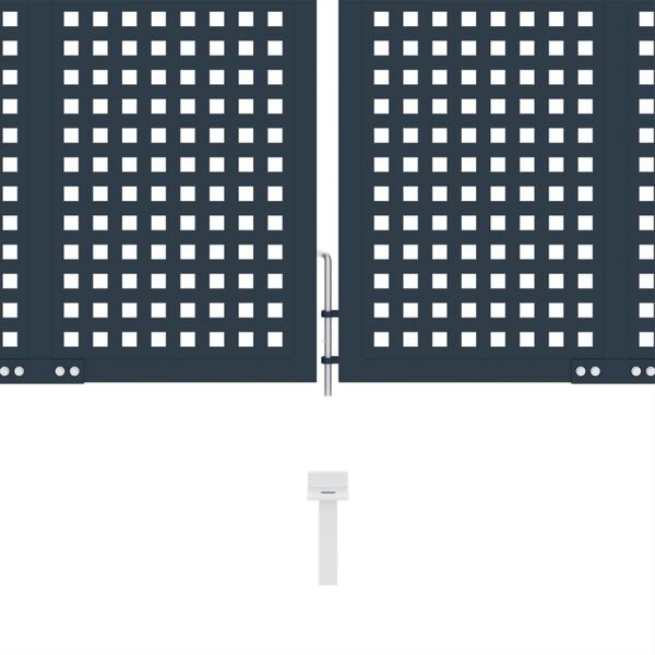 vidaXL žoga vārti, antracīta krāsā, 404x175 cm, tērauds