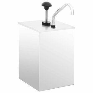 vidaXL mērču dispensers, 3,5 L, nerūsējo&scaron;s tērauds