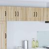 vidaXL Virtuves sienas skapji 2 pcs Sonoma ozols 60 x 31 x 40 cm