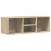 vidaXL apavu uzglabā&scaron;anas sols, ozolkoka 102x35x35cm inženierijas koks