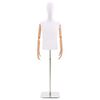 vidaXL Regulējams mannequins 170-242 cm ar galvu un pamatni Vīrie&scaron;u PP