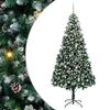 vidaXL Mākslīgā Ziemassvētku eglīte su 300 LED ar statīvu Zaļa 240 cm