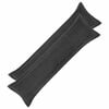 vidaXL Spilvenu pārvalks 2 gab. HOUTEN Tum&scaron;i pelēka 40 x 145 cm Boucl&eacute;